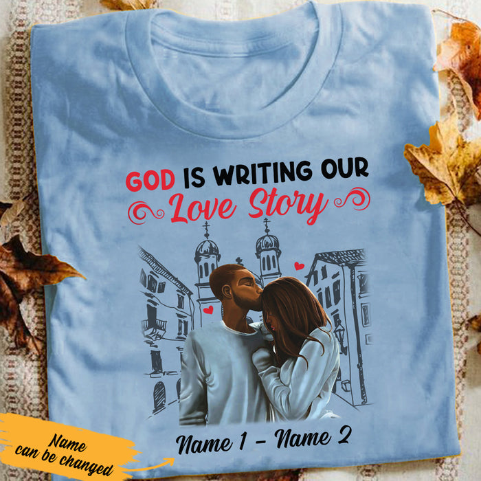 Personalized BWA Couple Christian T Shirt SB172 26O36 1