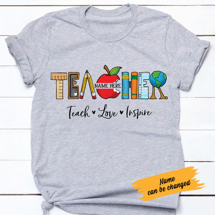 Personalized Teacher T Shirt MY315 30O58 1