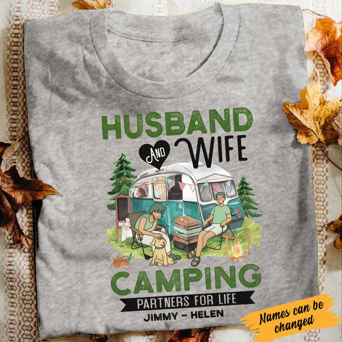 Personalized Camping  White T Shirt JN81 95O34 1