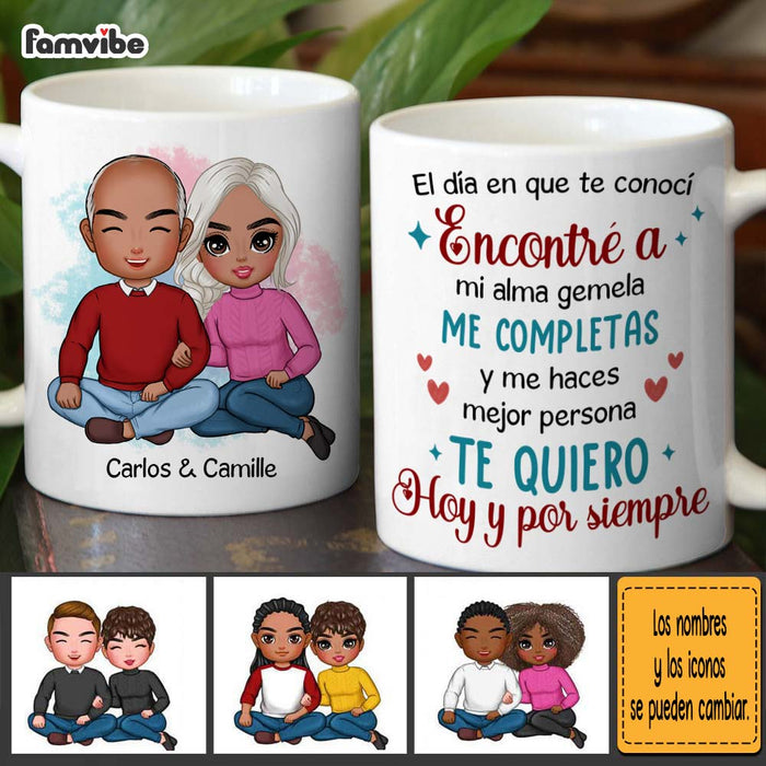 Personalized Couples Spanish Gift The Day I Met You Mug 31002 1