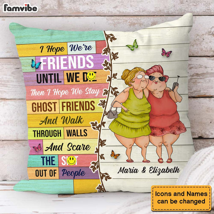 Personalized Gift For Old Friends Sisters Pillow 30766 1