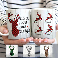 Personalized Grandma Nana Deer Christmas Mug OB132 81O58 thumb 1