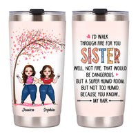 Personalized Gift For Friend Sisters Steel Tumbler 31089 thumb 1