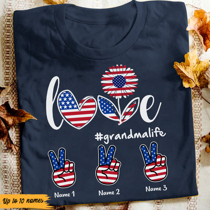 Personalized Mom Grandma Love T Shirt JN83 30O47 1