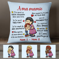 Personalized French Grandma Mamie Petit-fils Pillow AP223 29O47 thumb 1