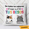 Personalized Spanish Gata Gato Cat Kiss Pillow AP164 65O47 (Insert Included) 1