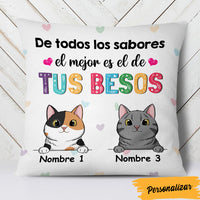 Personalized Spanish Gata Gato Cat Kiss Pillow AP164 65O47 (Insert Included) thumb 1