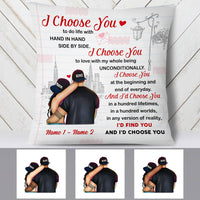 Personalized Couple Pillow MR91 26O53 (Insert Included) thumb 1