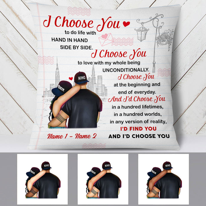 Personalized Couple Pillow MR91 26O53 (Insert Included) 1