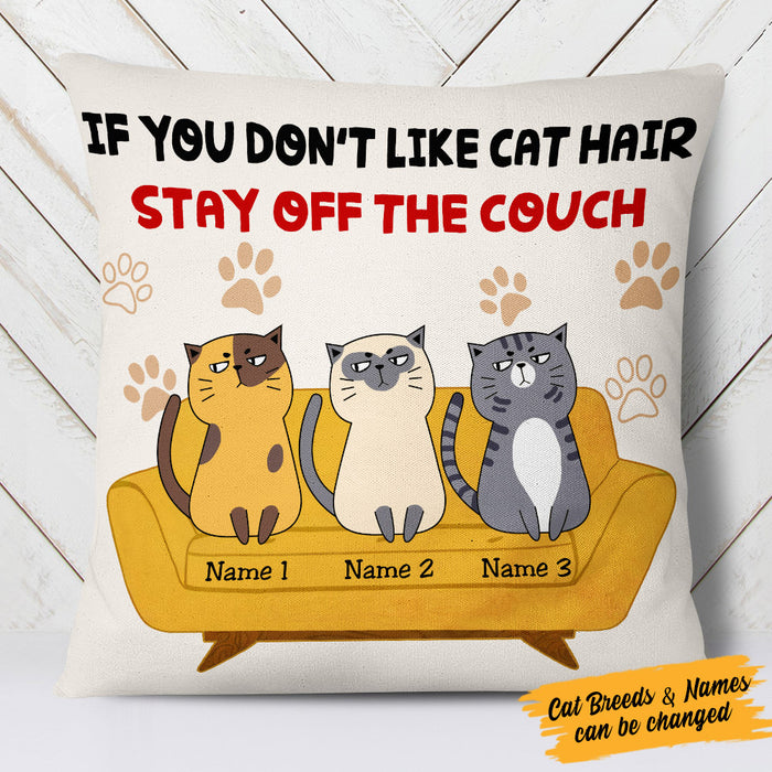 Personalized Cat Hair Furniture  Pillow NB308 81O53 (Insert Included) 1