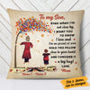 Personalized Mother And Son A Big Hug Pillow MR21 65O58 1