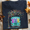 Personalized Grandma Peeps Easter Dark T Shirt FB61 81O57 1