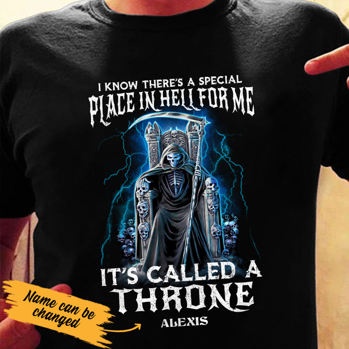 Personalized Skull Throne T Shirt JL306 85O53 1