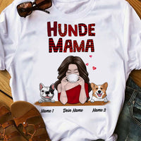 Personalized Dog Mom Hund German T Shirt AP173 30O58 thumb 1