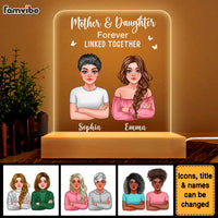 Personalized Mother And Daughter Plaque LED Lamp Night Light 23387 thumb 1