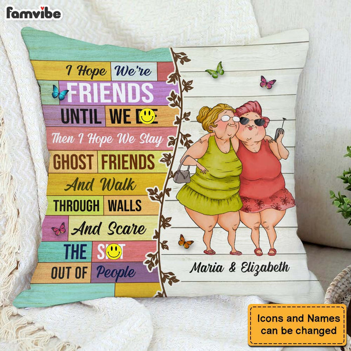 Personalized Gift For Old Friends Sisters Pillow 30766 1