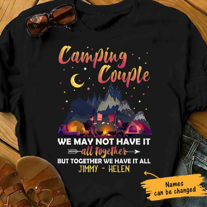 Personalized Camping Husband & Wife T Shirt JN173 95O65 1