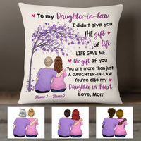 Personalized Daughter In Law Gift Pillow FB261 81O58 thumb 1