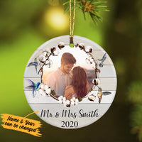 Personalized First Christmas Couple Ornament SB58 81O34 thumb 1