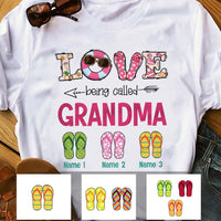 Personalized Mom Grandma Beach T Shirt JN101 26O34 thumb 1