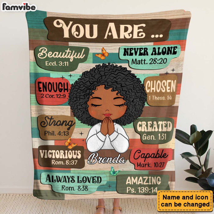 Personalized Gift For Daughter You Are Bible Verses Blanket 31458 1