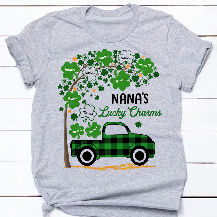 Personalized Grandma Patrick's Day T Shirt FB153 95O53 1