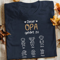Personalized Opa German Grandpa Belongs T Shirt AP911 30O57 thumb 1