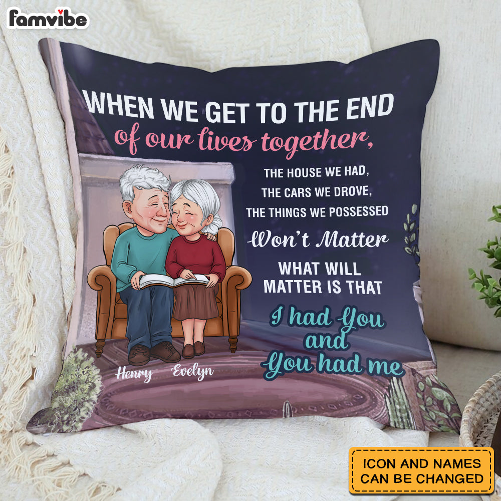 Personalized Couple The House We Had The Cars We Drove Pillow 31067 Primary Mockup