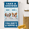 Personalized Take A Bath Dog Towel  DB183 67O36 1
