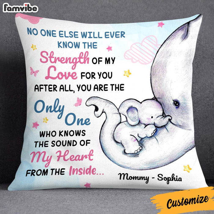 Personalized Gift For Mom Elephant Pillow 22975 1