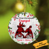 Personalized Deer Hunting Couple  Ornament SB92 73O47 1