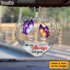 Personalized Memorial Gift I Am Always With You Transparent Acrylic Car Ornament 31670 1