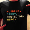 Husband Daddy T Shirt  DB2517 81O58 1
