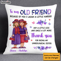 Personalized Gift For Friends My Unbiological Sister Pillow 30521 thumb 1