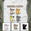 Personalized Mamma Gatto Italian Cat Mom T Shirt AP163 67O60 1