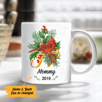Personalized Cardinal Memorial Mom Dad Mug NB121 67O57 thumb 1