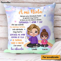 Personalized Gift For Granddaughter Hug This Spanish Pillow 30699 thumb 1