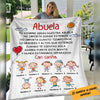 Personalized Grandma Spanish Abuela Blanket AP142 26O58 1