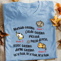 Personalized Morbido Gattino Italian Soft Kitty Warm Kitty Cat T Shirt AP148 67O57 thumb 1