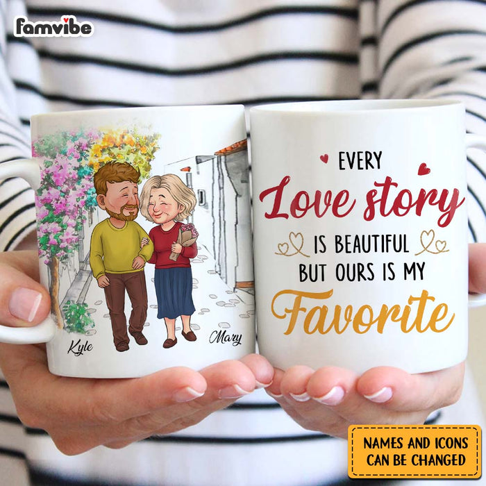 Personalized Couple Every Love Story Is Beautiful Mug 31072 1