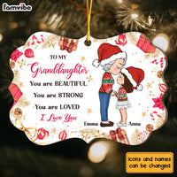 Personalized Gift For Granddaughter You Are Benelux Ornament 30214 thumb 1