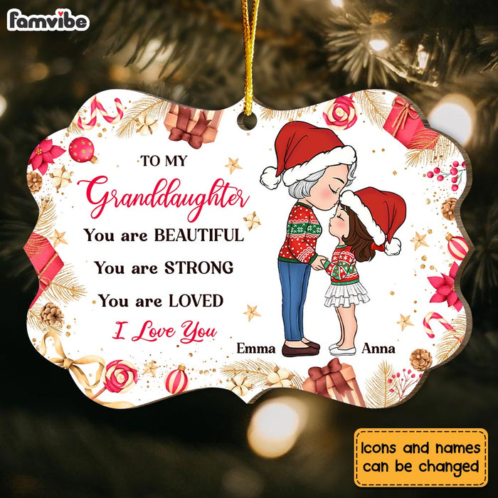 Personalized Gift For Granddaughter You Are Benelux Ornament 30214 1