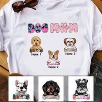 Personalized Dog Mom T Shirt FB241 26O36 thumb 1