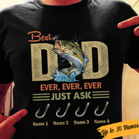 Personalized Dad Grandpa Fishing T Shirt MY294 30O34 thumb 1