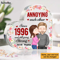 Personalized Annoying Each Other Couple Acrylic Plaque thumb 1