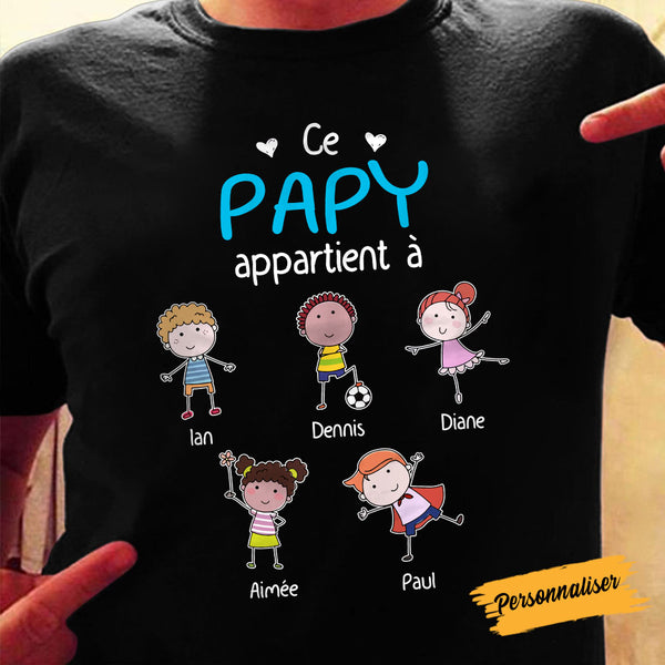 Personalized Mamie French Grandma Belongs T Shirt AP82 73O58 - Famvibe