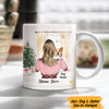 Personalized Dog Mom Life is Better Christmas Mug NB71 95O57 1