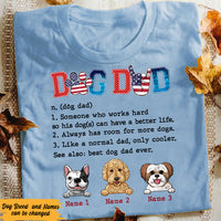Personalized Dog Dad T Shirt MY113 87O47 thumb 1
