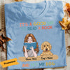 Personalized Dog Mom Book Reading T Shirt JN141 95O58 1