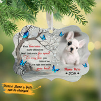 Personalized Dog Memorial Butterfly Benelux Ornament NB242 85O53 thumb 1